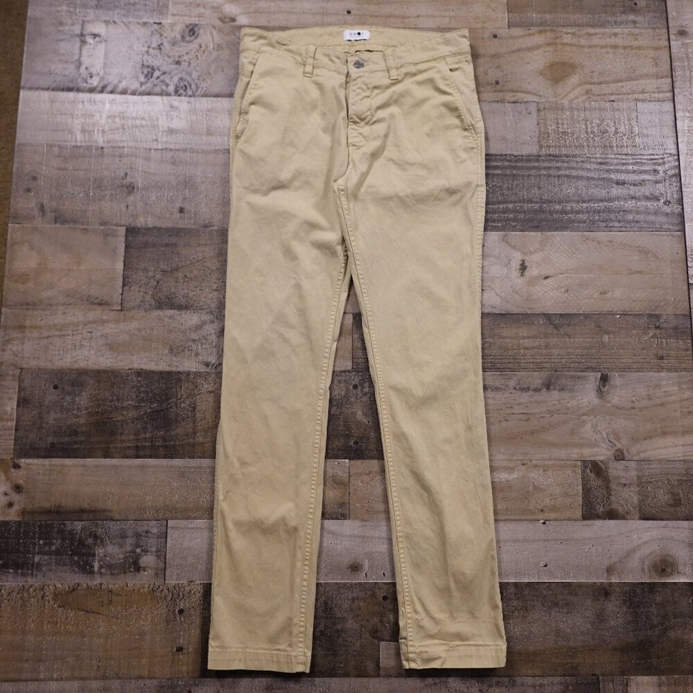 NN07 Marco 1400‎ Slim Fit Chino Pants Men’s 30x32 Beige Italian Fabric